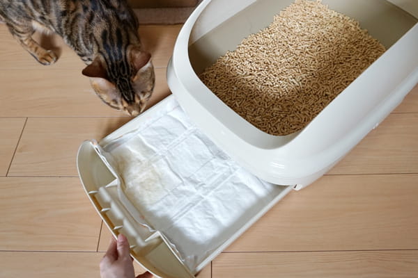 猫用システムトイレ『ニャンとも清潔トイレ』の仕組み